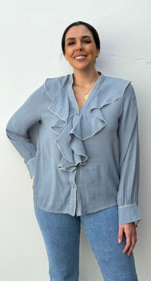BLUSA PORTIL AZUL