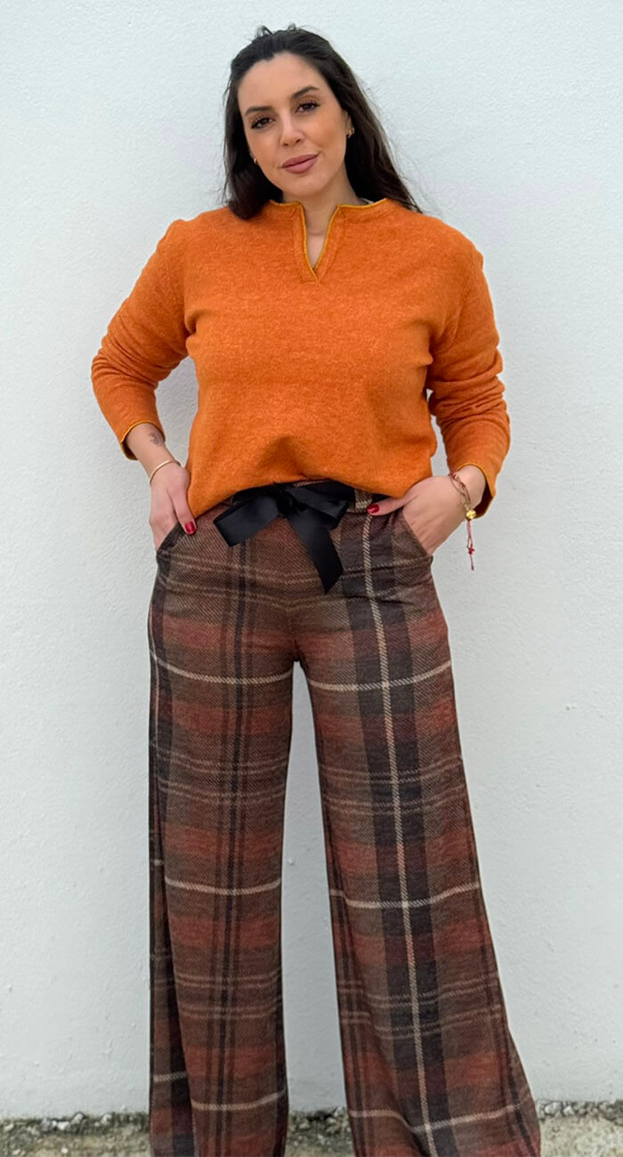 Pantalón Leonor Teja