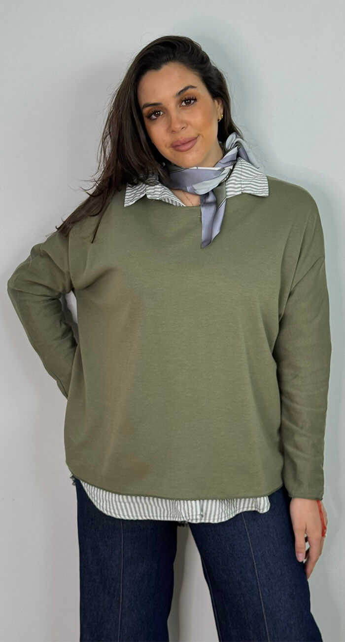 Camiseta Óleo Verde