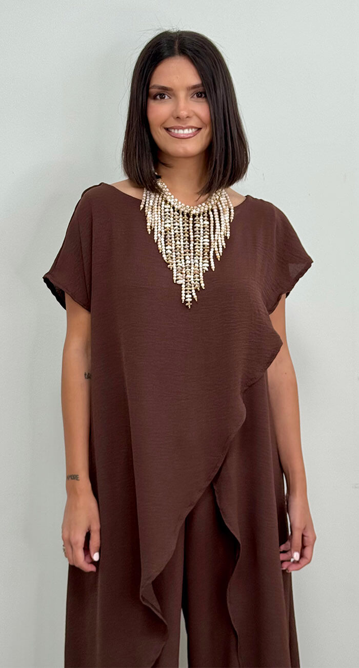 CONJUNTO CARTAGENA CHOCOLATE