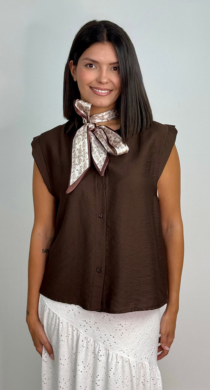 CAMISA APPIA CHOCOLATE