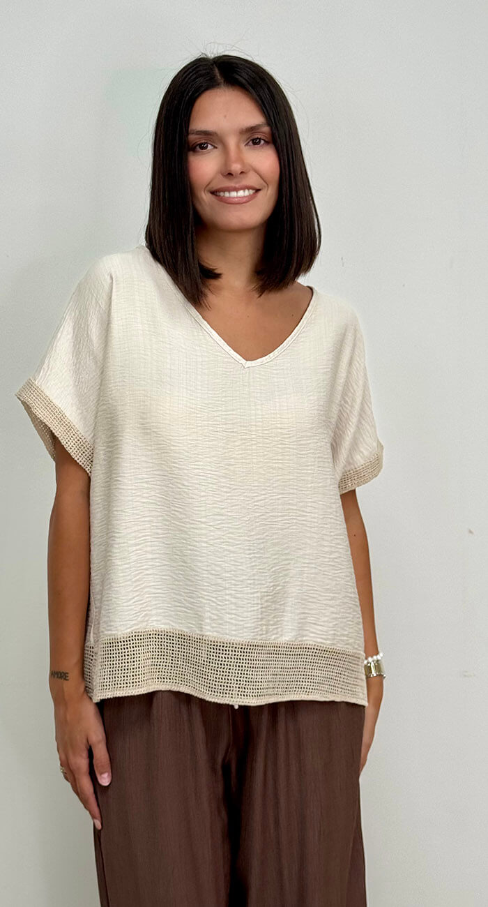 BLUSA OHANA BEIGE