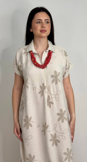 VESTIDO CAPELA BEIGE
