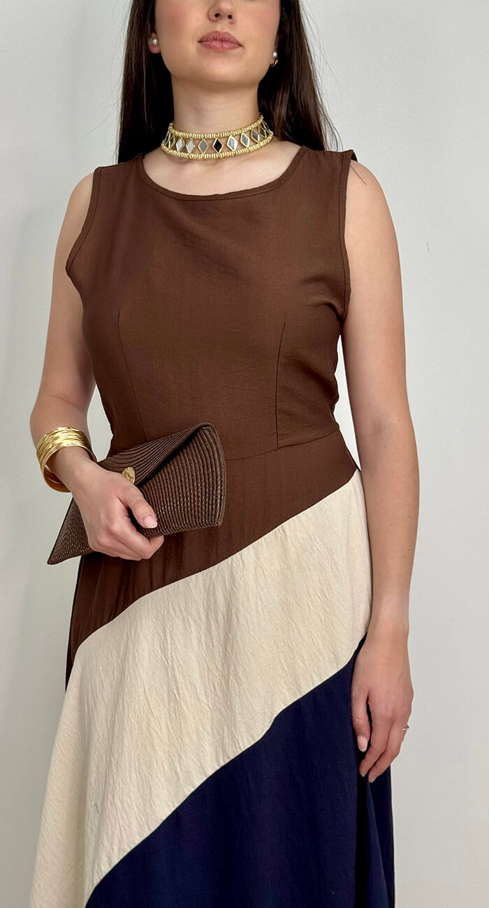VESTIDO TRIANA CHOCOLATE