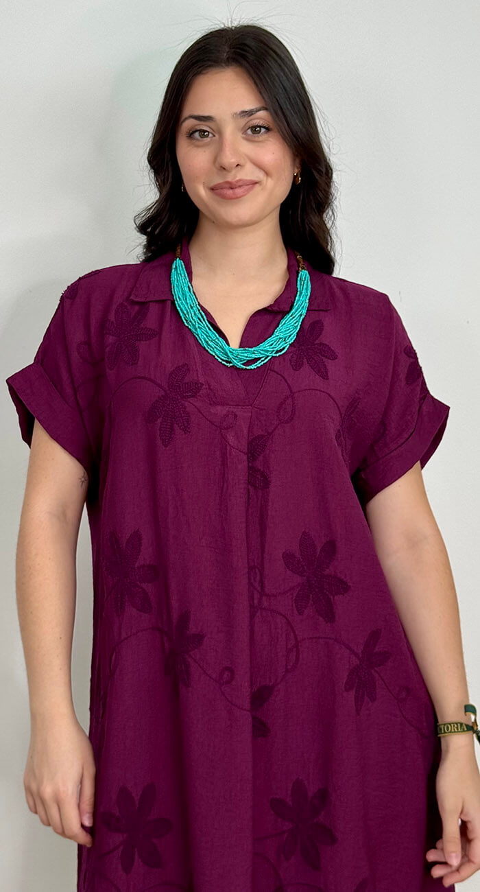 VESTIDO CAPELA FRAMBUESA