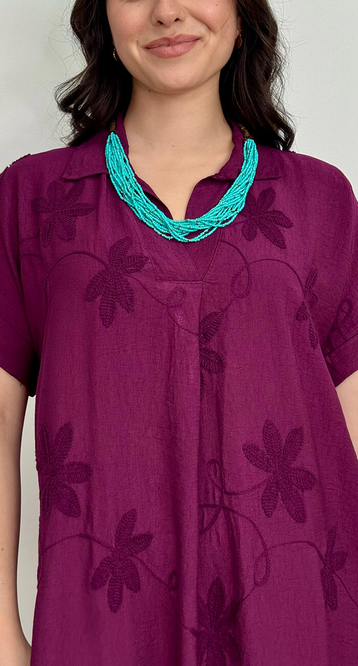 COLLAR OLSEN TURQUESA