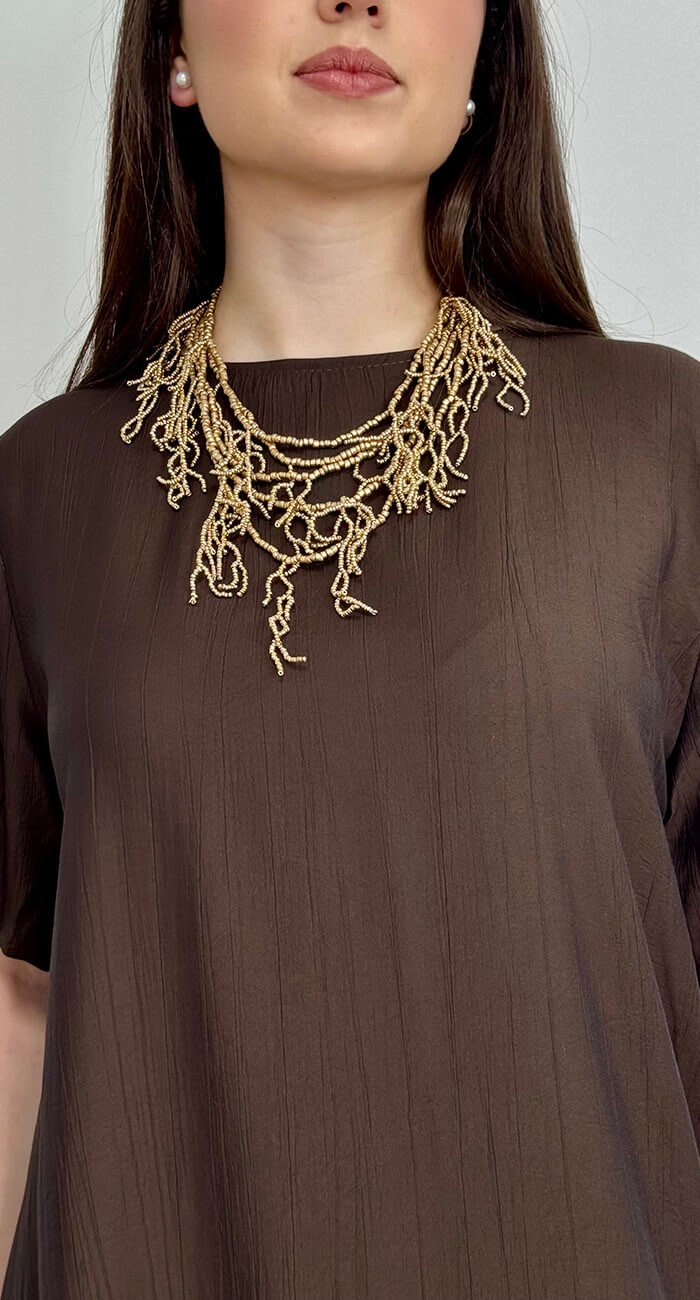 COLLAR INDRA DORADO
