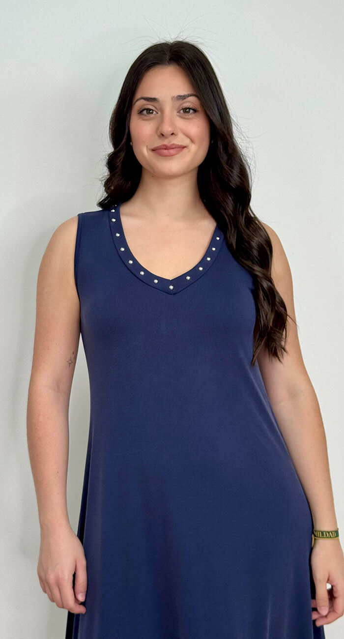VESTIDO ALMA MARINO