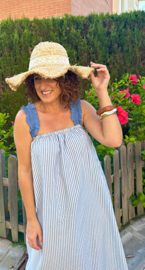 VESTIDO PLAYAMAR CELESTE