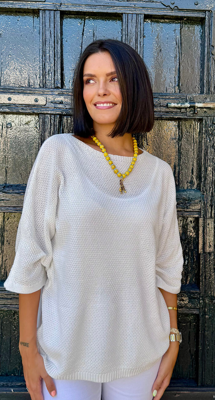 JERSEY HILO CORINA BLANCO