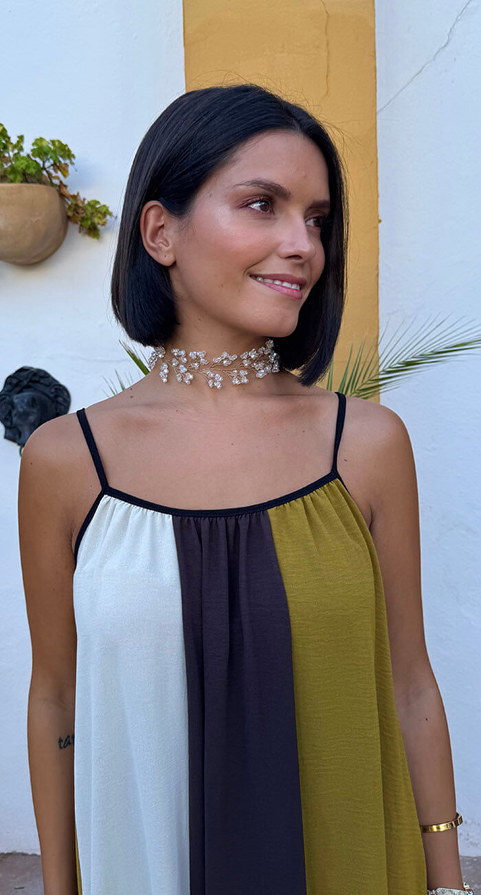 CHOCKER FANTASÍA BLANCO