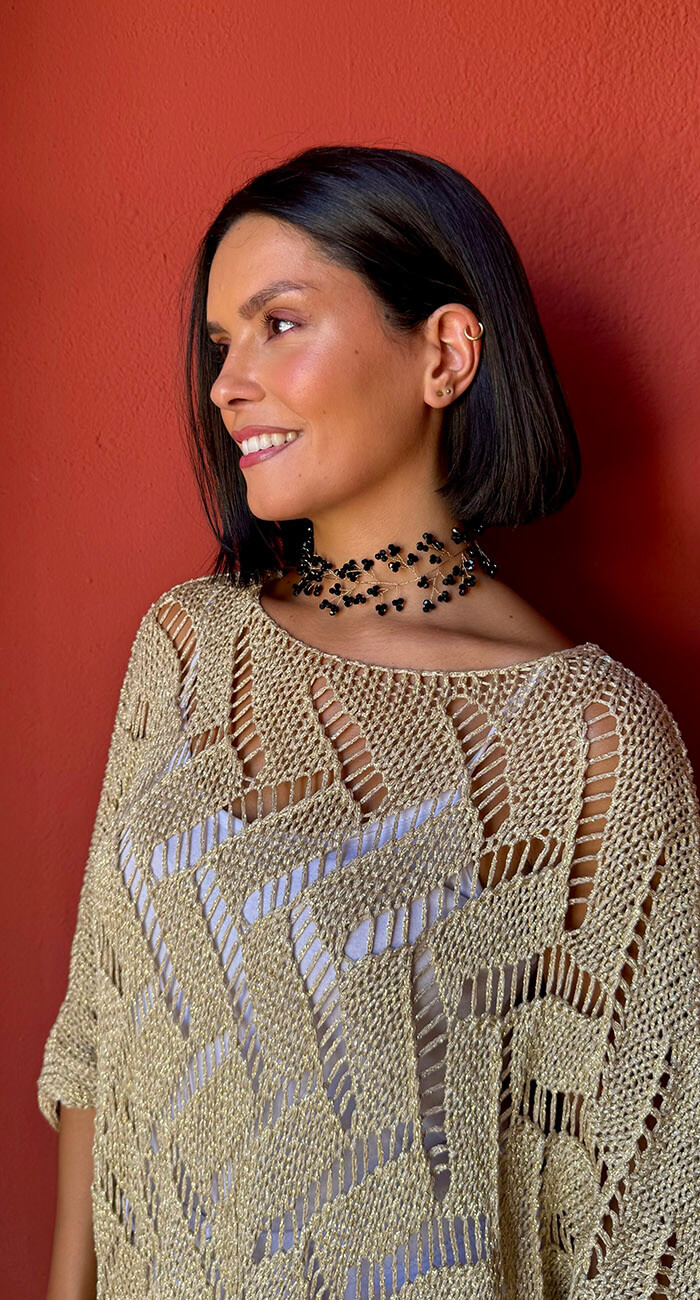 CHOCKER FANTASÍA NEGRO
