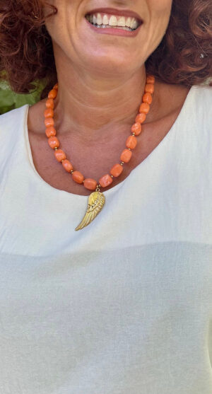 COLLAR MARIANA CORAL