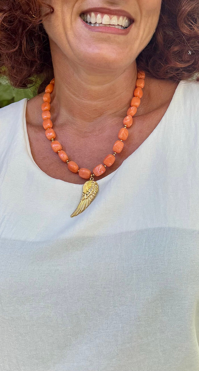COLLAR MARIANA CORAL
