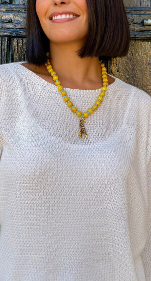 COLLAR JIRAFA AMARILLO