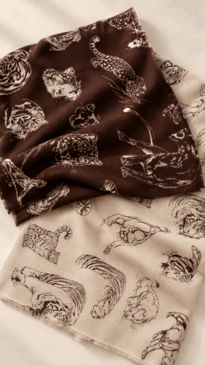 BUFANDA SAFARI CHOCOLATE