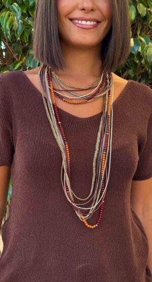 COLLAR EBONY MARRÓN