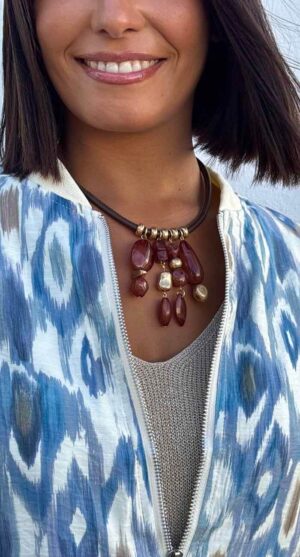 COLLAR NICOLA CHOCOLATE