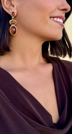 PENDIENTES CLEOPATRA MIEL