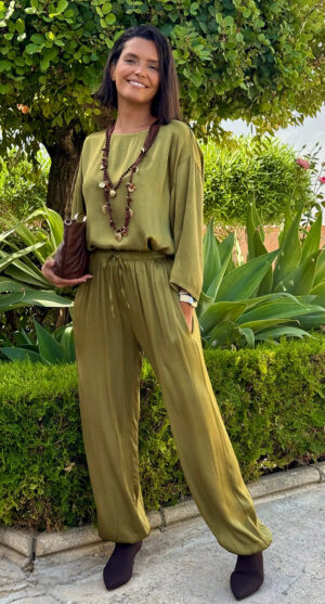 PANTALÓN CERVERA MATCHA