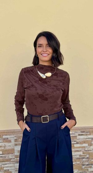 TOP CASANDRA CHOCOLATE