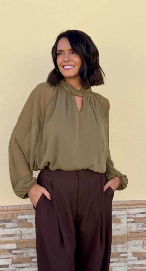 BLUSA MARMO OLIVA