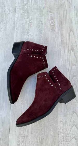 BOTÍN TACHAS BURDEOS