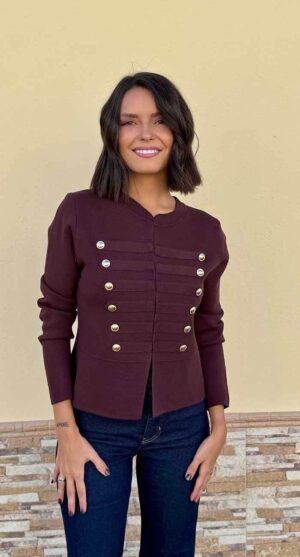 CHAQUETA MARTINA CHOCOLATE