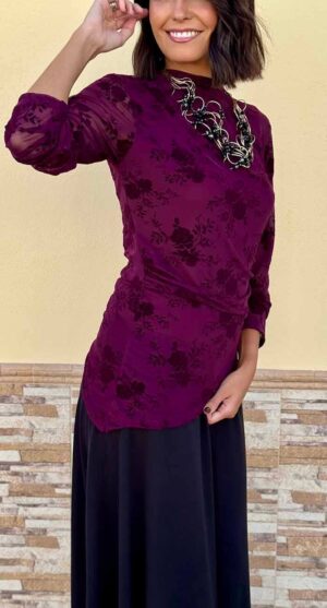 TOP CASANDRA BERENJENA