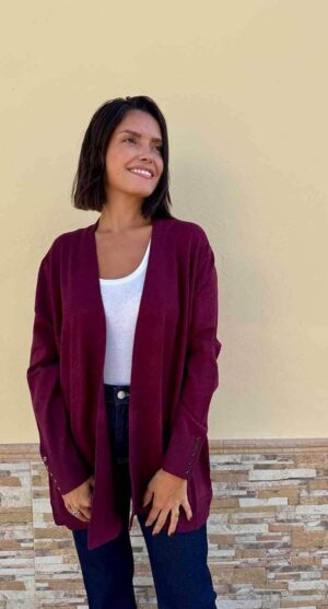 CÁRDIGAN RAFAELA BURDEOS