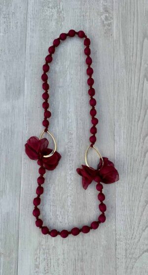 COLLAR ISABELA BURDEOS