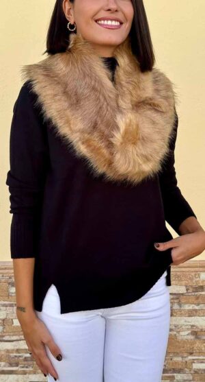CUELLO PELO ESLAVA CAMEL