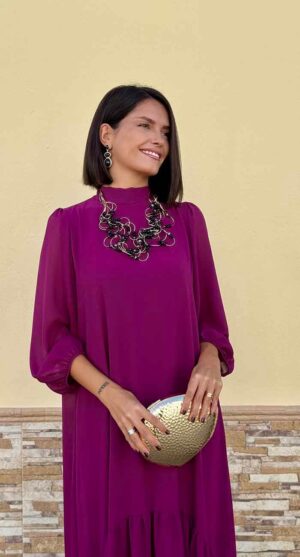 VESTIDO MENORCA BUGANVILLA