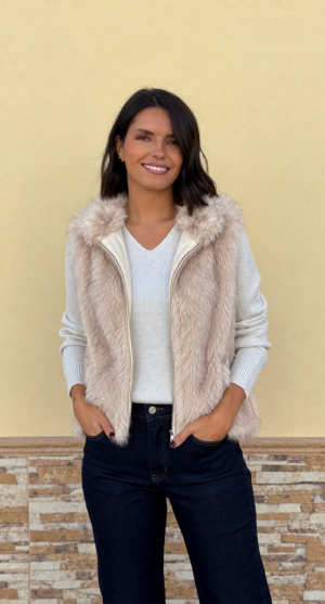 CHALECO RIVOLI BEIGE