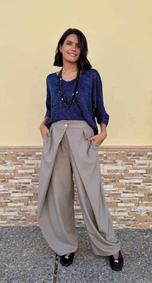 PANTALÓN ANAIS TOPO