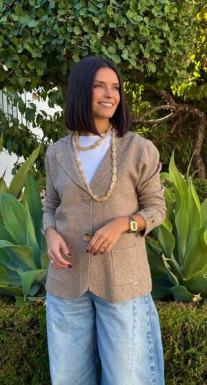 BLAZER PUNTO LIRIA BEIGE
