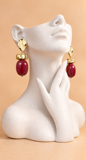 PENDIENTES CEREZA