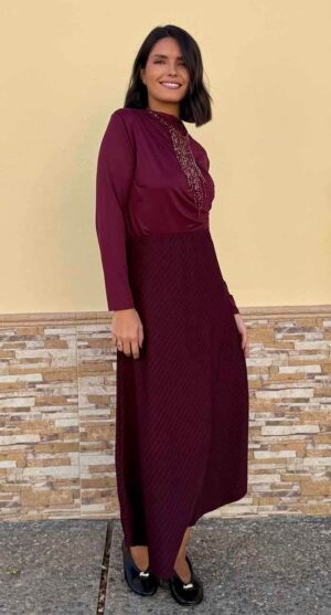 FALDA RAYA DIPLOMÁTICA BURDEOS