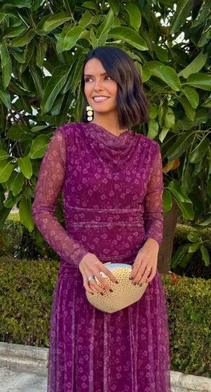 VESTIDO GABRIELA MORADO