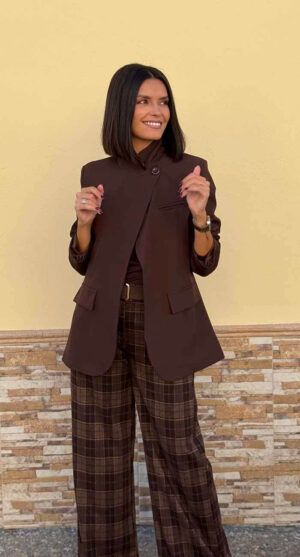 BLAZER LOURDES CHOCOLATE